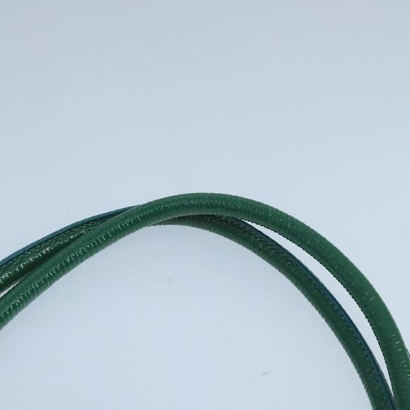 PRADA Tote Bag Nylon Turquoise Blue Gold - Picture 8 of 16